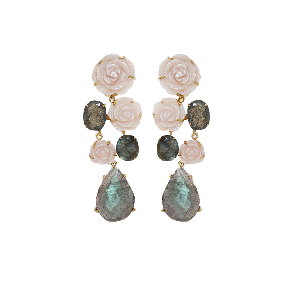 BOUNKIT JEWELRY-Carved Labradorite Earrings-PINK/BLU