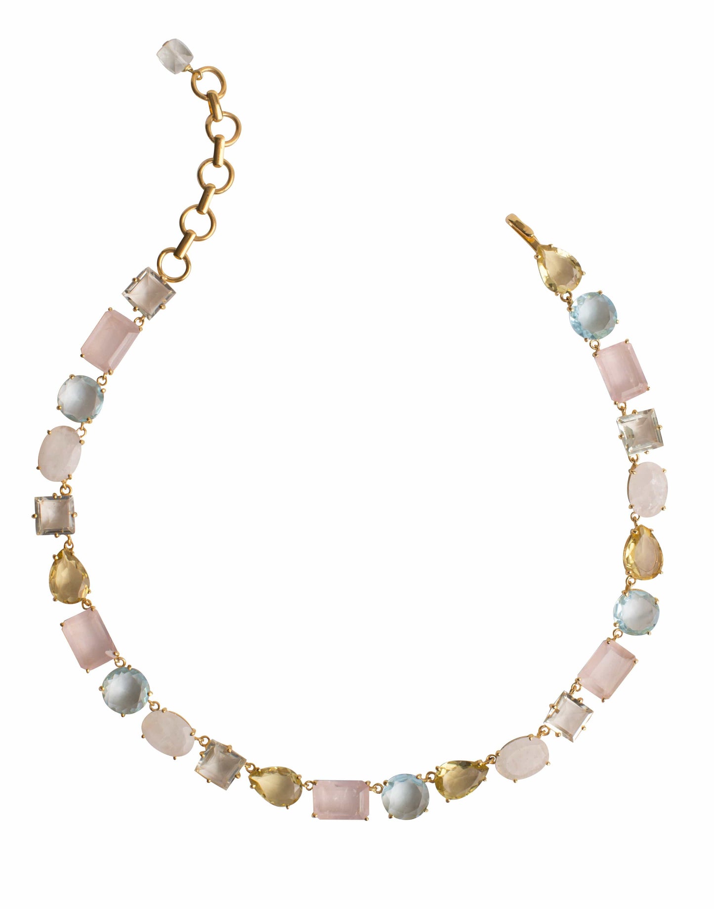 BOUNKIT JEWELRY-Multi-Stone Necklace-MULTI
