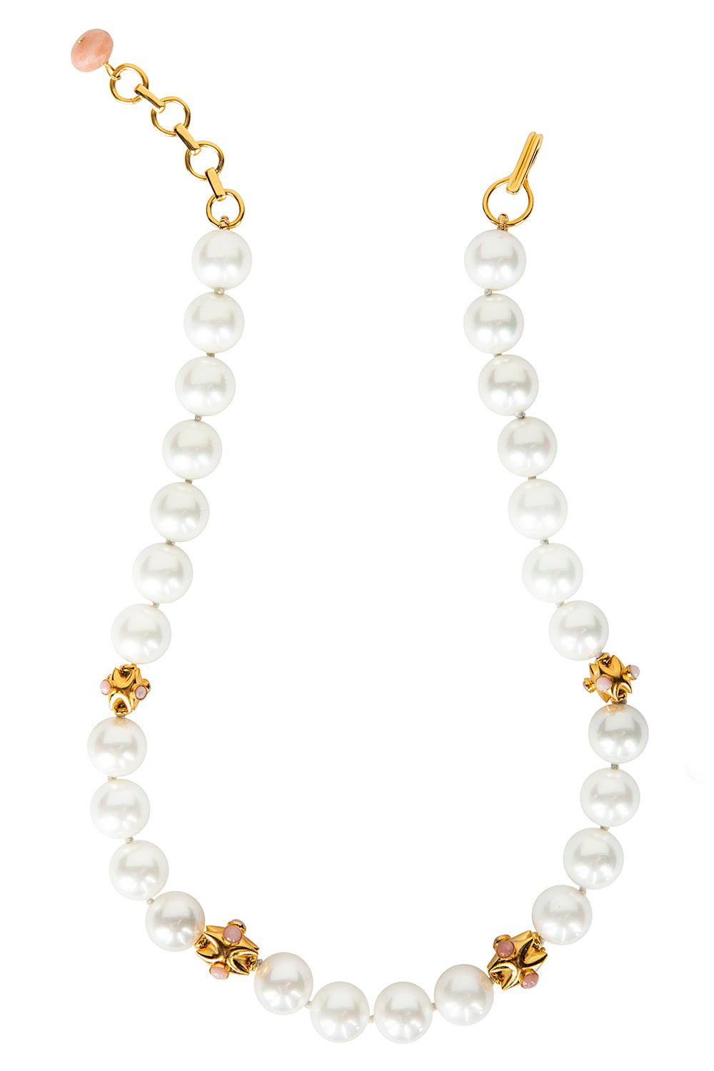 BOUNKIT JEWELRY-Seashell Necklace-PEARL