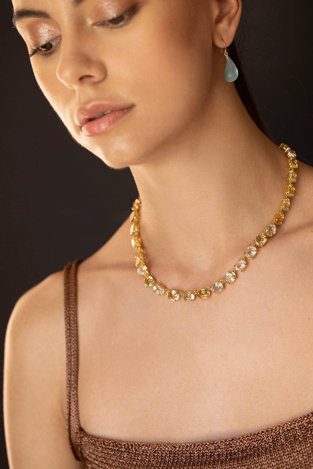 BOUNKIT JEWELRY-Riviere Necklace-YELLOW
