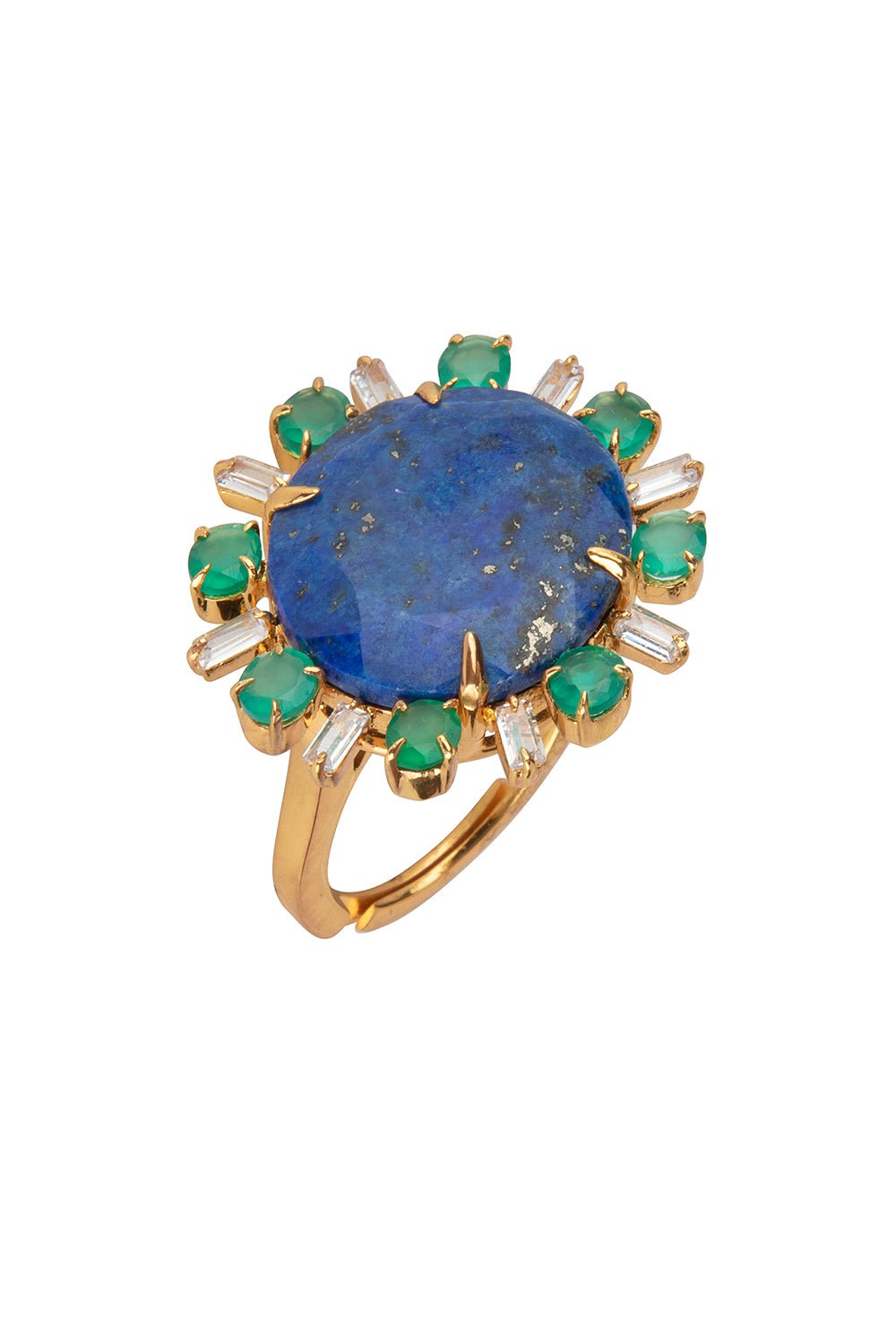 BOUNKIT JEWELRY-Lapis Elsa Ring-BLUE
