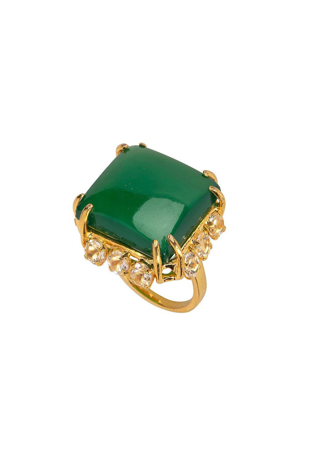 BOUNKIT JEWELRY-Green Onyx Lena Ring-GREEN