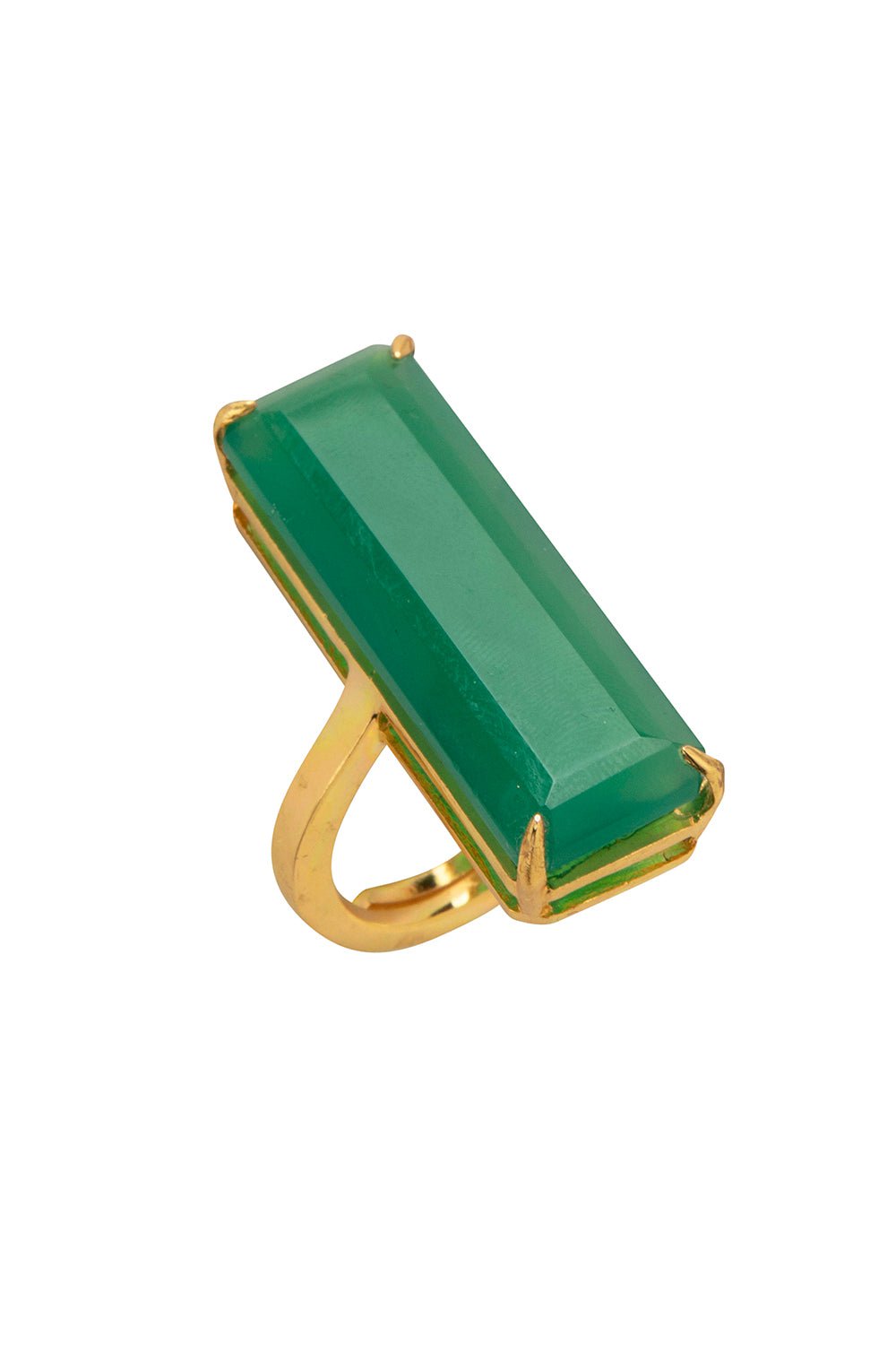 BOUNKIT JEWELRY-Green Onyx Lucille Ring-GREEN