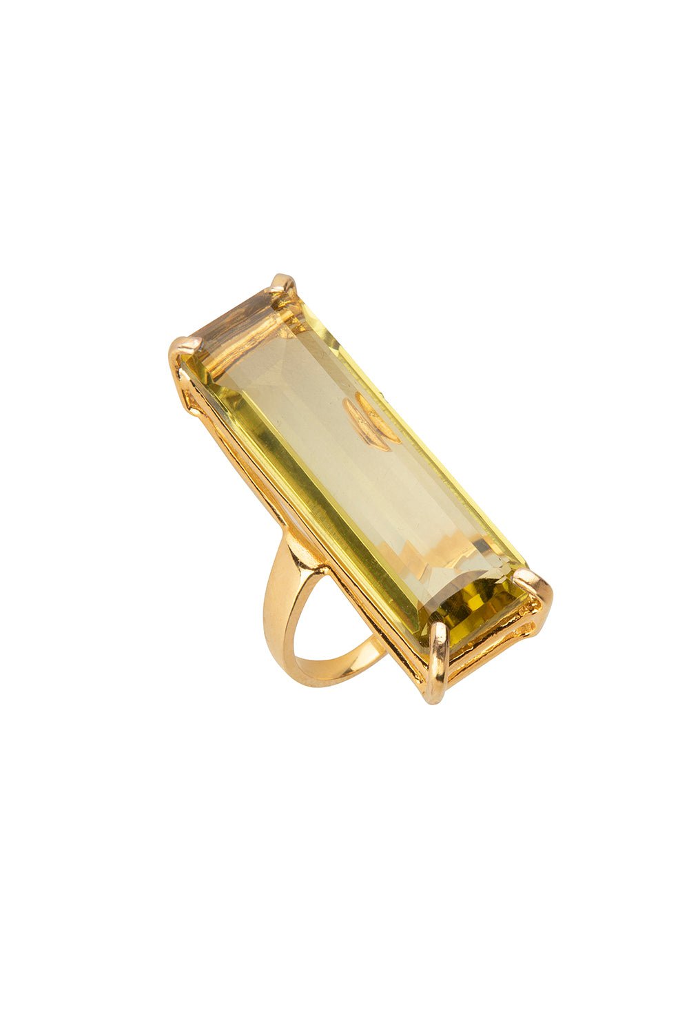 BOUNKIT JEWELRY-Lemon Quartz Lucille Ring-LEMON