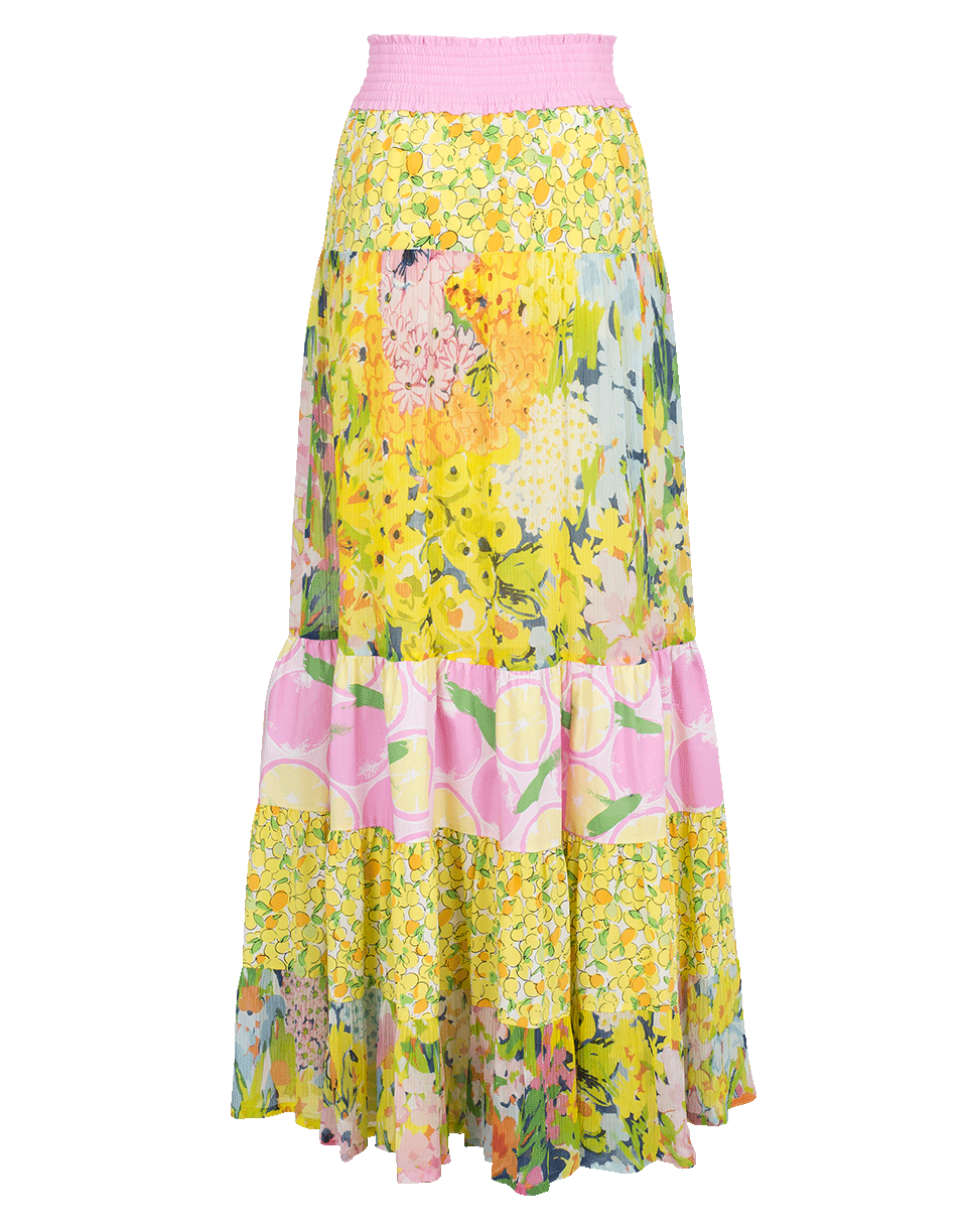BOUTIQUE MOSCHINO-Floral Maxi Skirt-