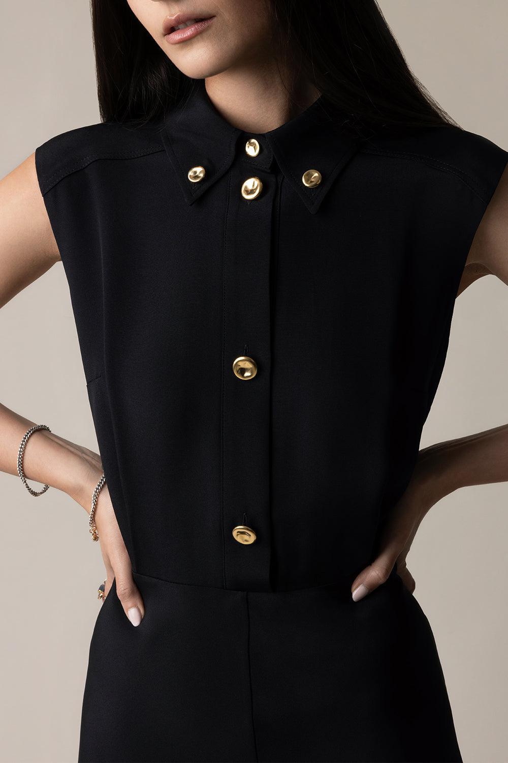 Amara Dress-BLACK-2-CLOTHINGDRESSCASUAL-BRANDON MAXWELL