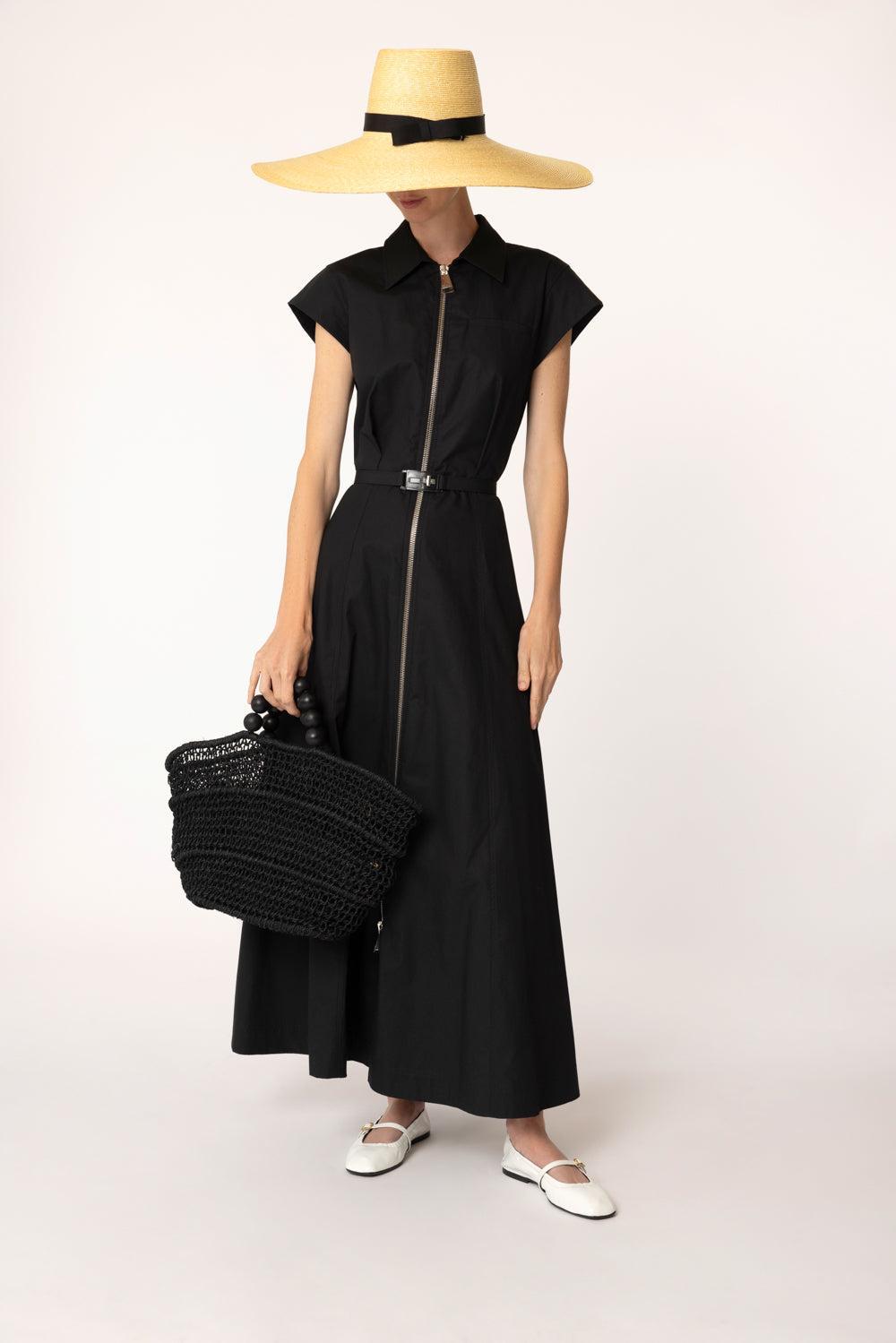 Jace Dress-BLACK-4-CLOTHINGDRESSCASUAL-BRANDON MAXWELL
