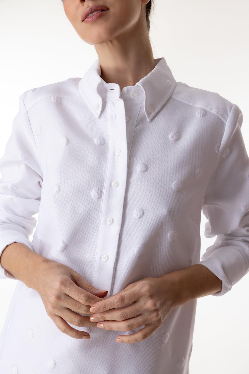 The Lola Shirt Dress-WHITE-2-CLOTHINGDRESSCASUAL-BRANDON MAXWELL
