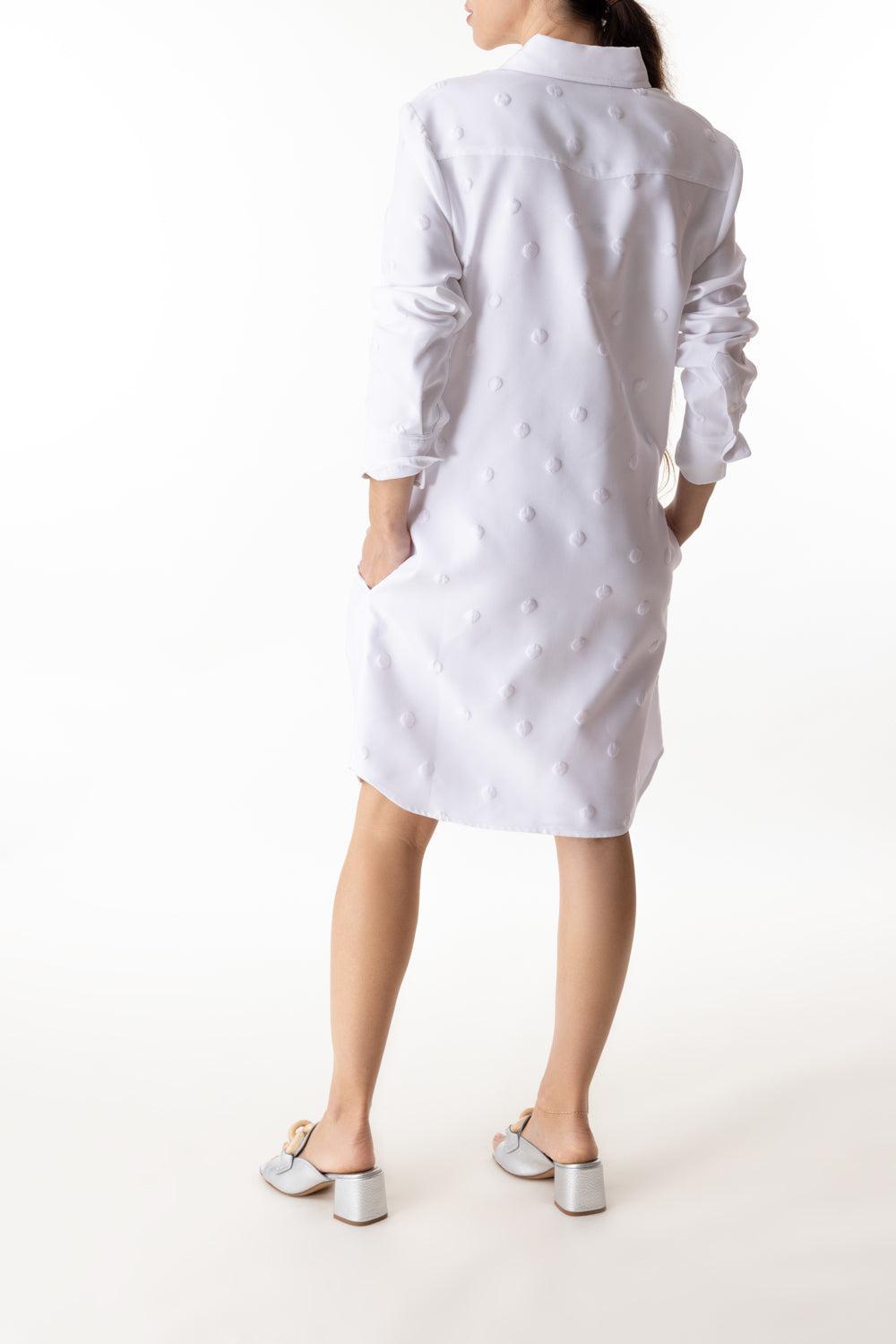 The Lola Shirt Dress-WHITE-2-CLOTHINGDRESSCASUAL-BRANDON MAXWELL