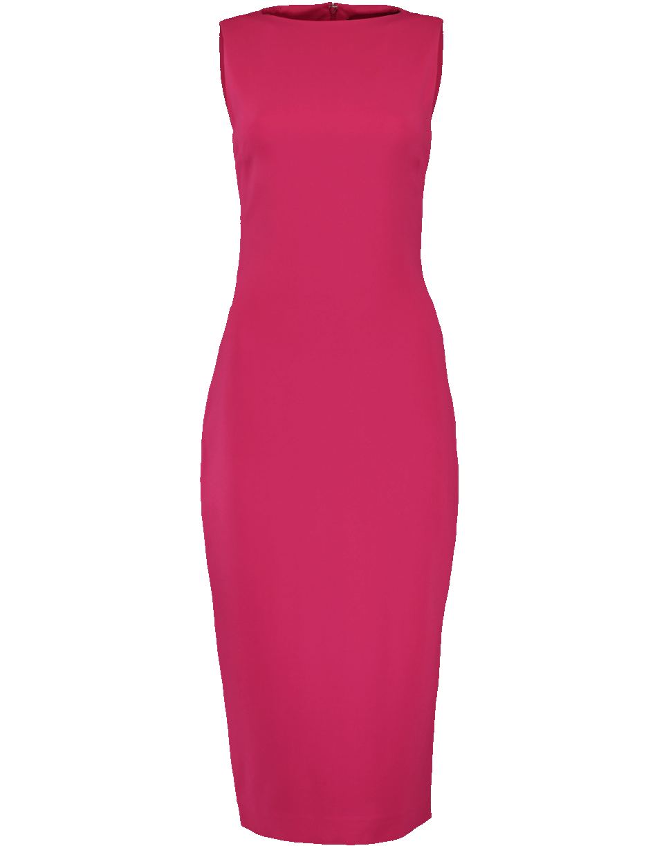 BRANDON MAXWELL-Column Dress-FUSCHIA