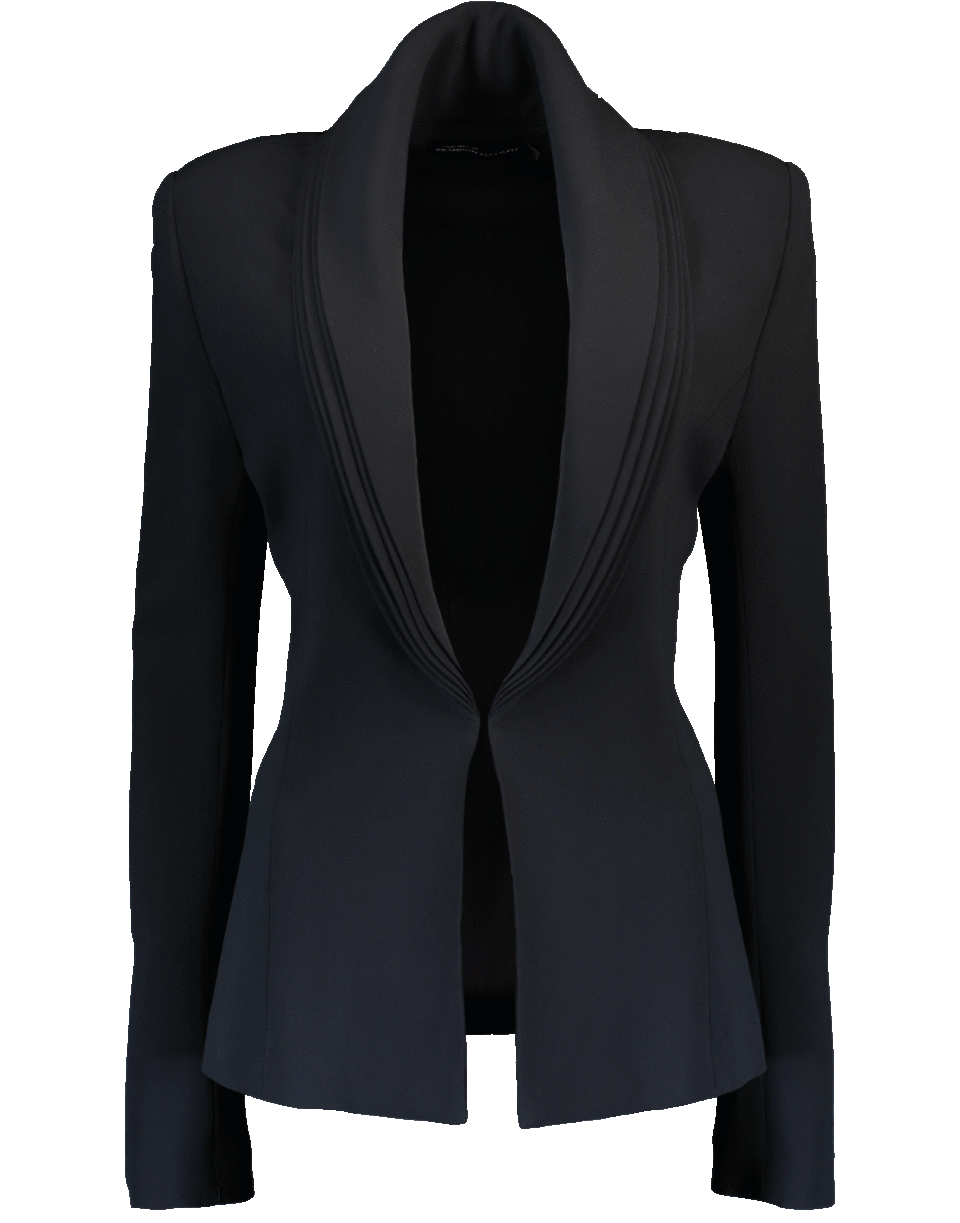 BRANDON MAXWELL-Layered Lapel Jacket-
