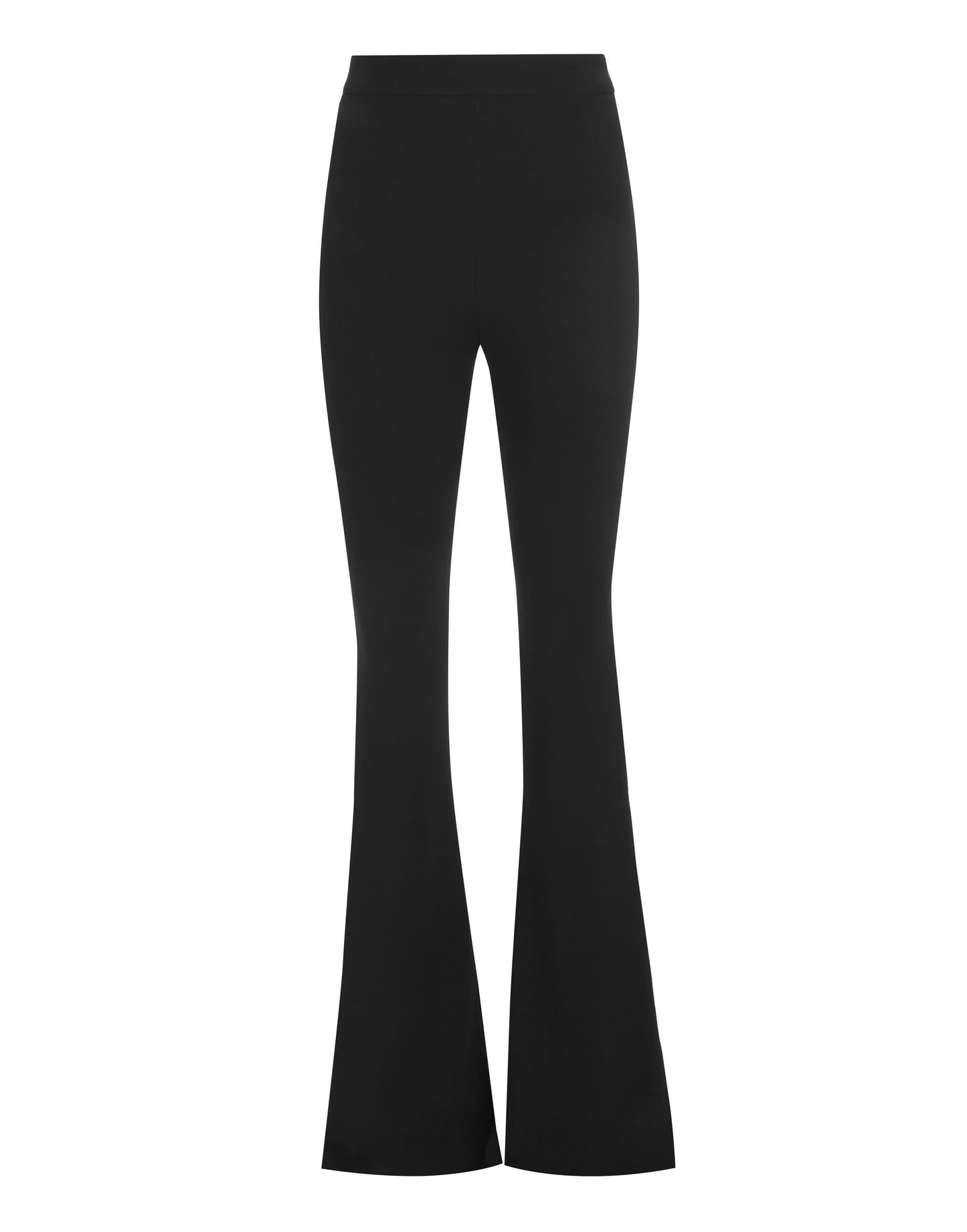 BRANDON MAXWELL-High-Waisted Flare Pant-BLACK