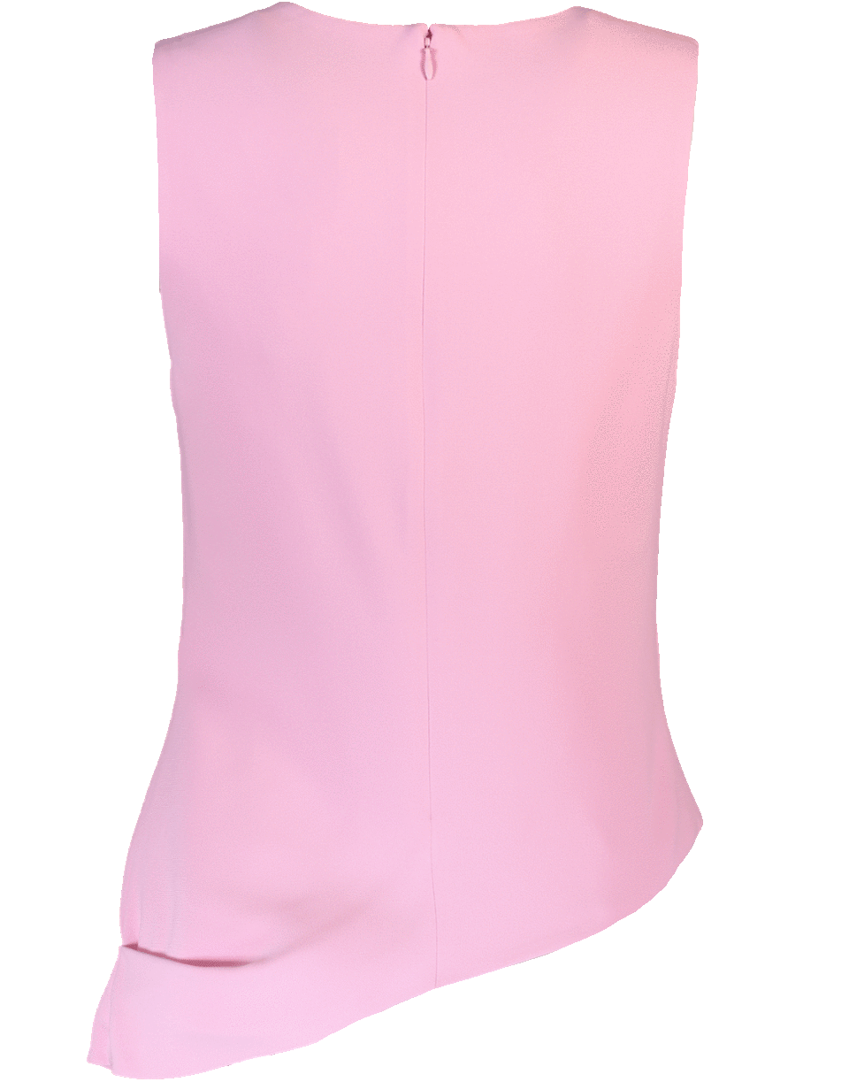 BRANDON MAXWELL-Drape Top With Wide Leg Pant-