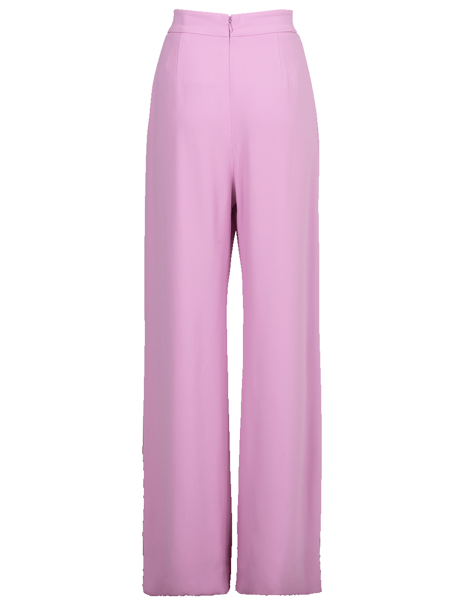 BRANDON MAXWELL-Drape Top With Wide Leg Pant-