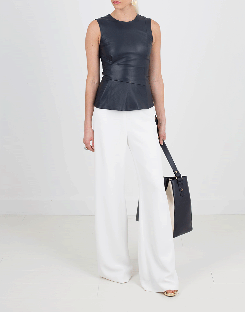 BRANDON MAXWELL-Wide Leg Trouser-