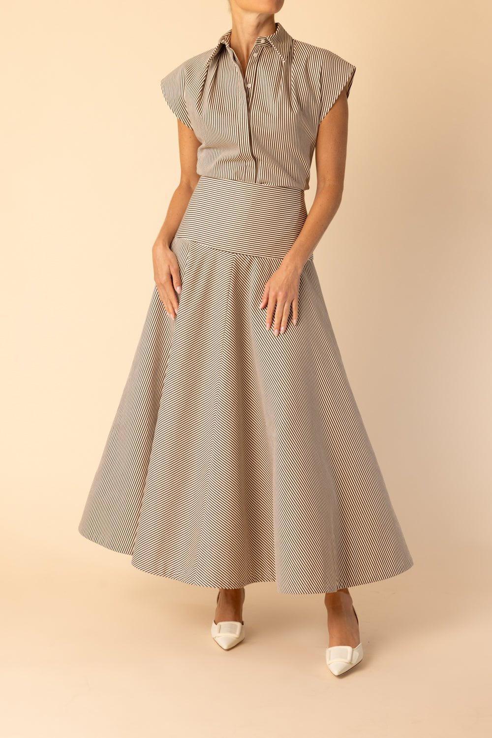 BRANDON MAXWELL-The Poppy Skirt-