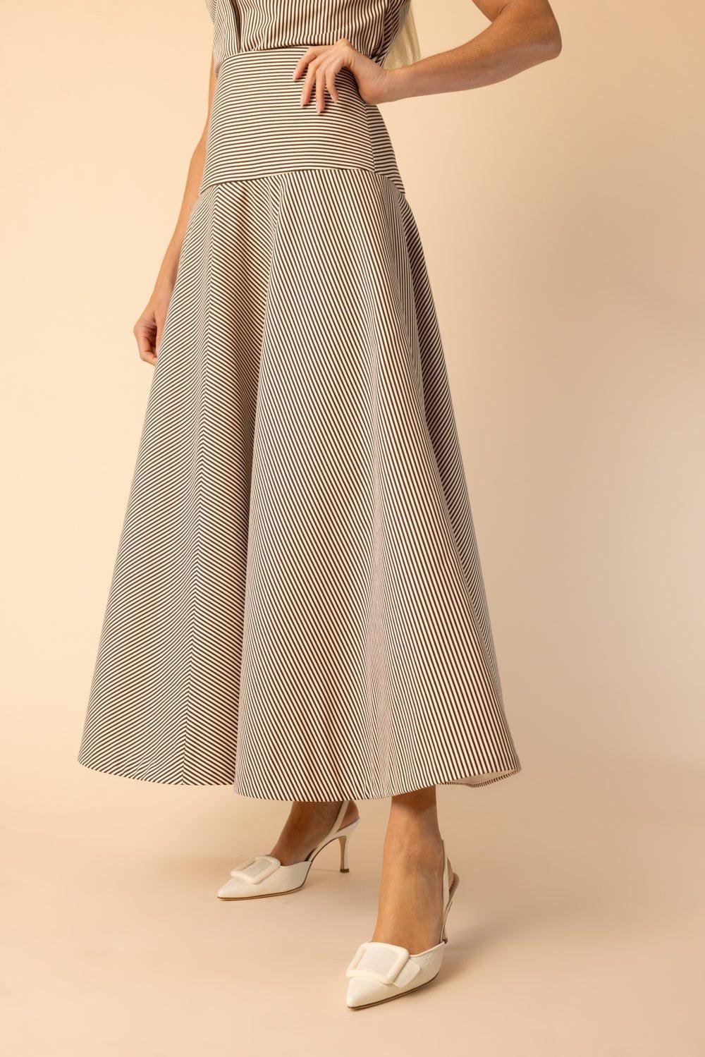 BRANDON MAXWELL-The Poppy Skirt-