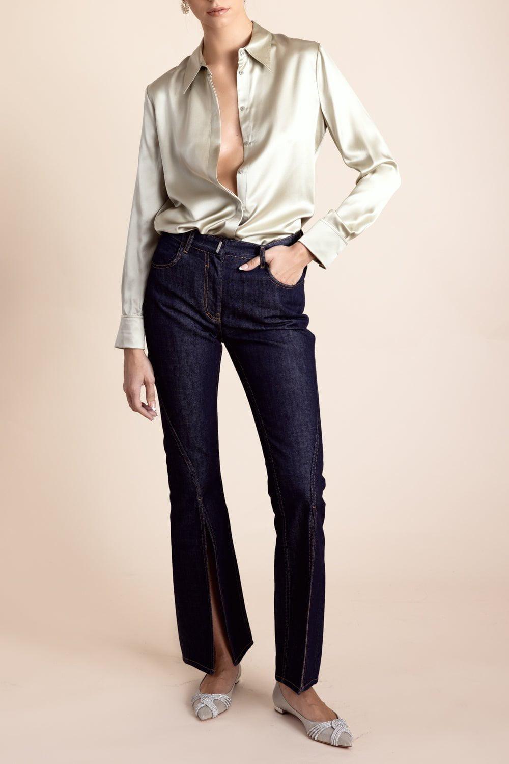 BRANDON MAXWELL-The Spence Button Down-