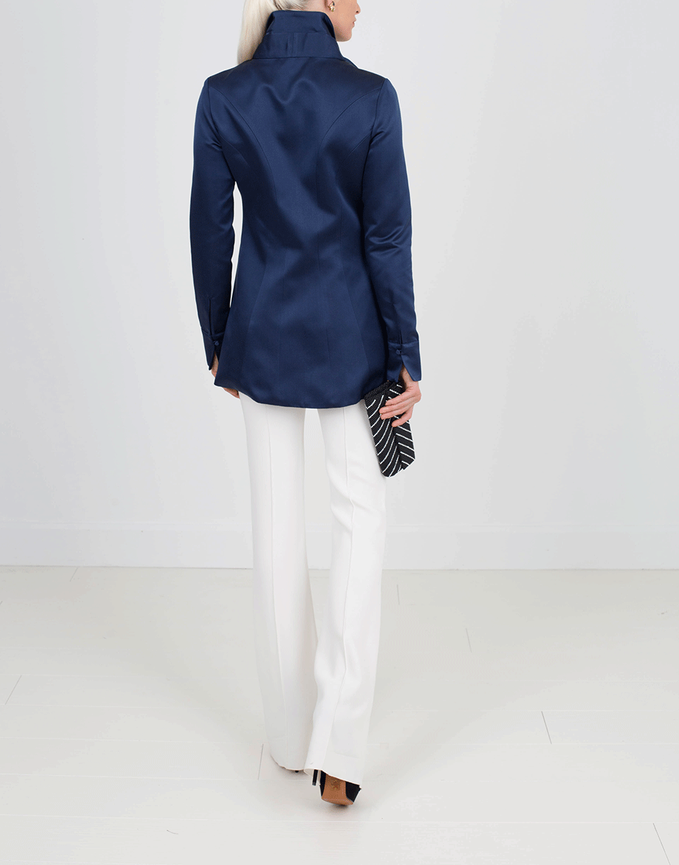 BRANDON MAXWELL-Satin Shirt-