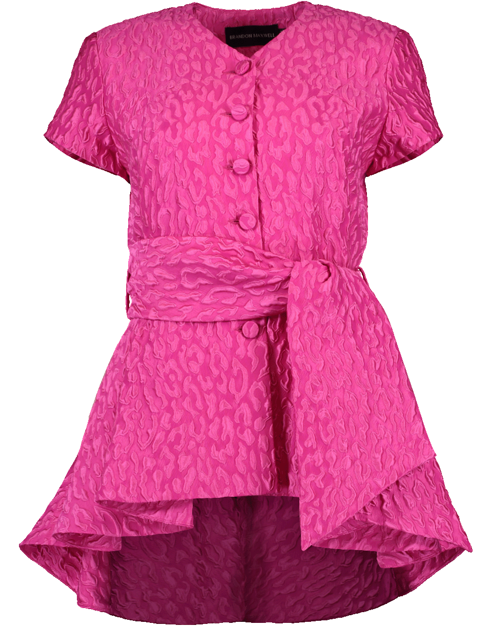 BRANDON MAXWELL-Leo Jacket With Sash-