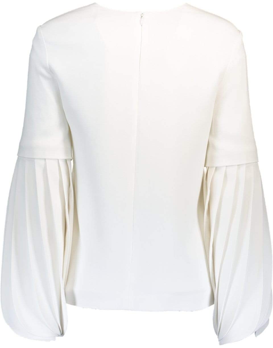 BRANDON MAXWELL-Petal Sleeve Top-