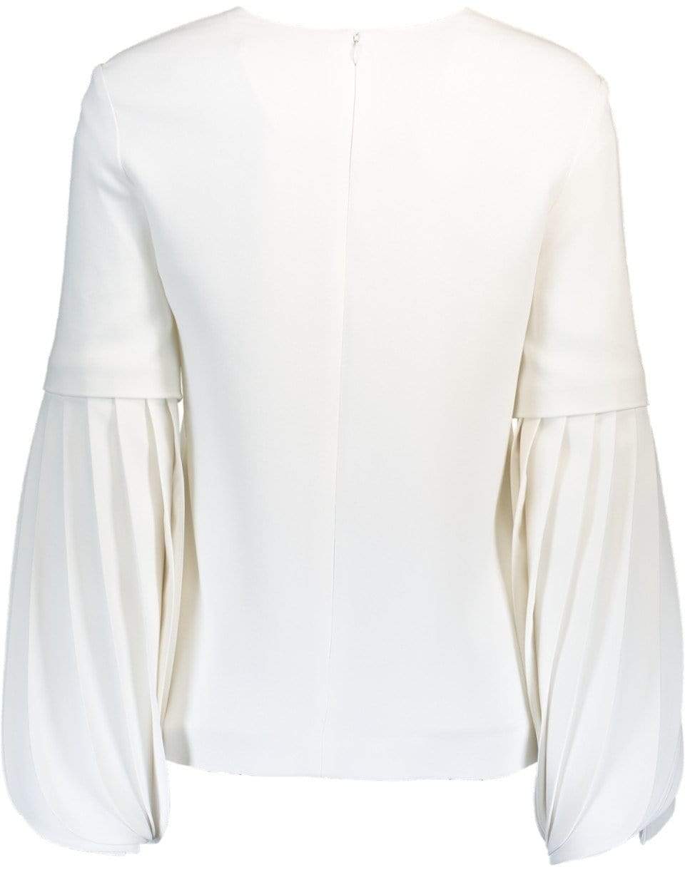 BRANDON MAXWELL-Petal Sleeve Top-