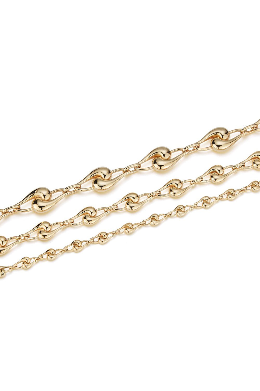 BRENT NEALE-Large Knot Chain-YELLOW GOLD
