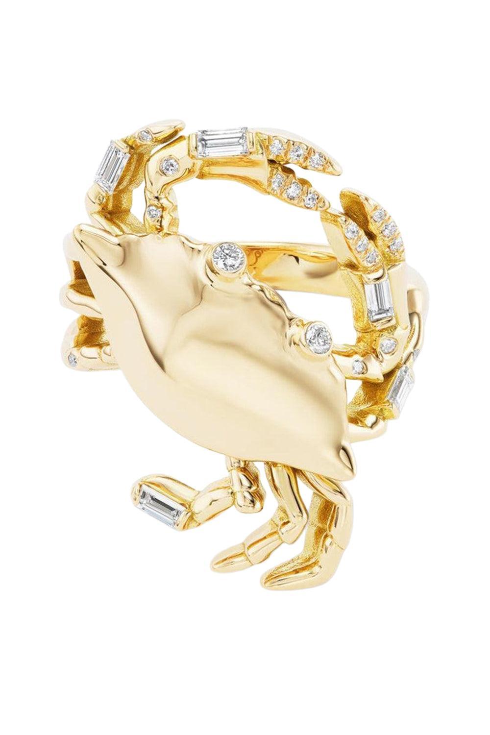 Cancer Zodiac Ring-YELLOW GOLD-7-JEWELRYFINE JEWELRING-BRENT NEALE