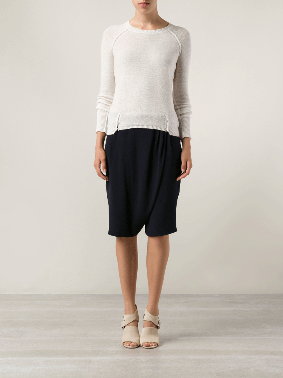 BROCHU WALKER-Knit Crewneck Pullover-