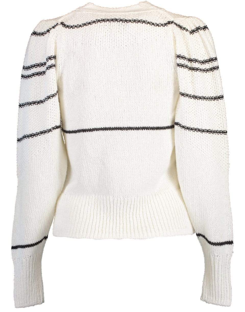 BROCHU WALKER-Sasha Striped Vee Sweater-