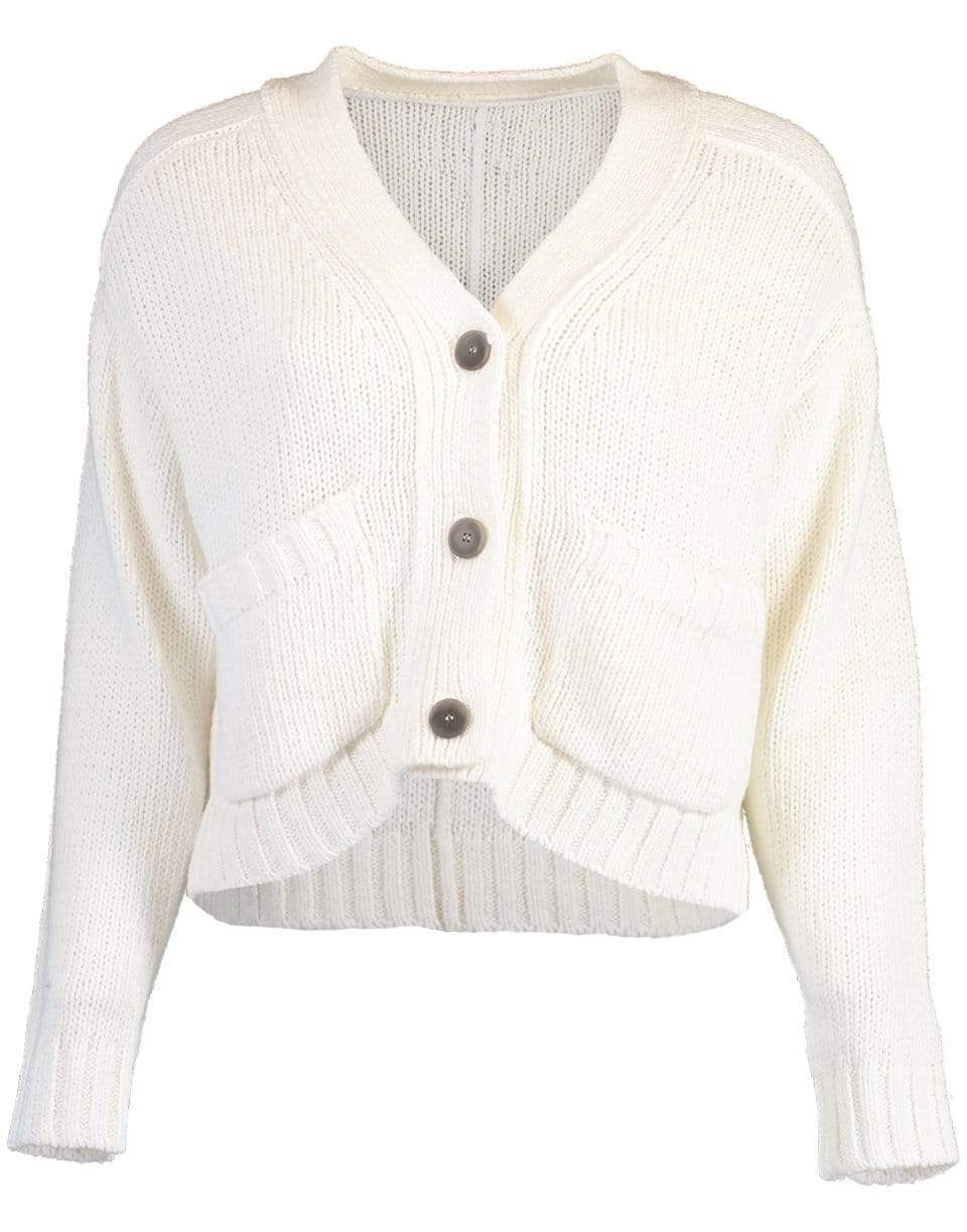 BROCHU WALKER-Cropped Linen Button Front Cardigan-