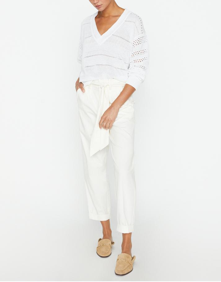 BROCHU WALKER-Silvia Eyelet Vee Top-