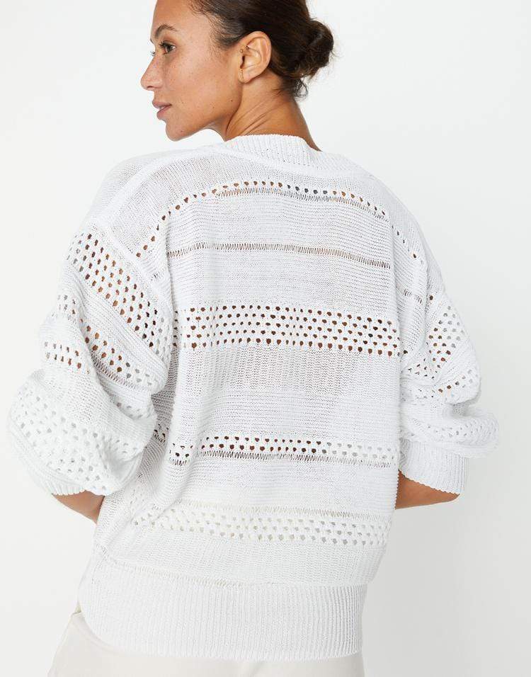 BROCHU WALKER-Silvia Eyelet Vee Top-