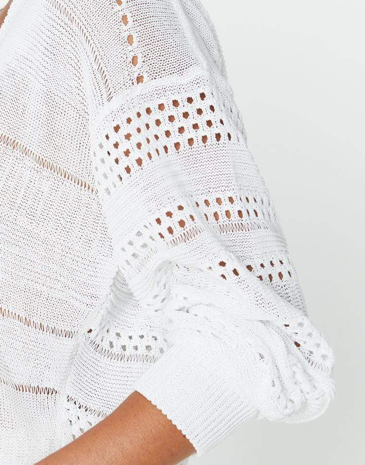 BROCHU WALKER-Silvia Eyelet Vee Top-