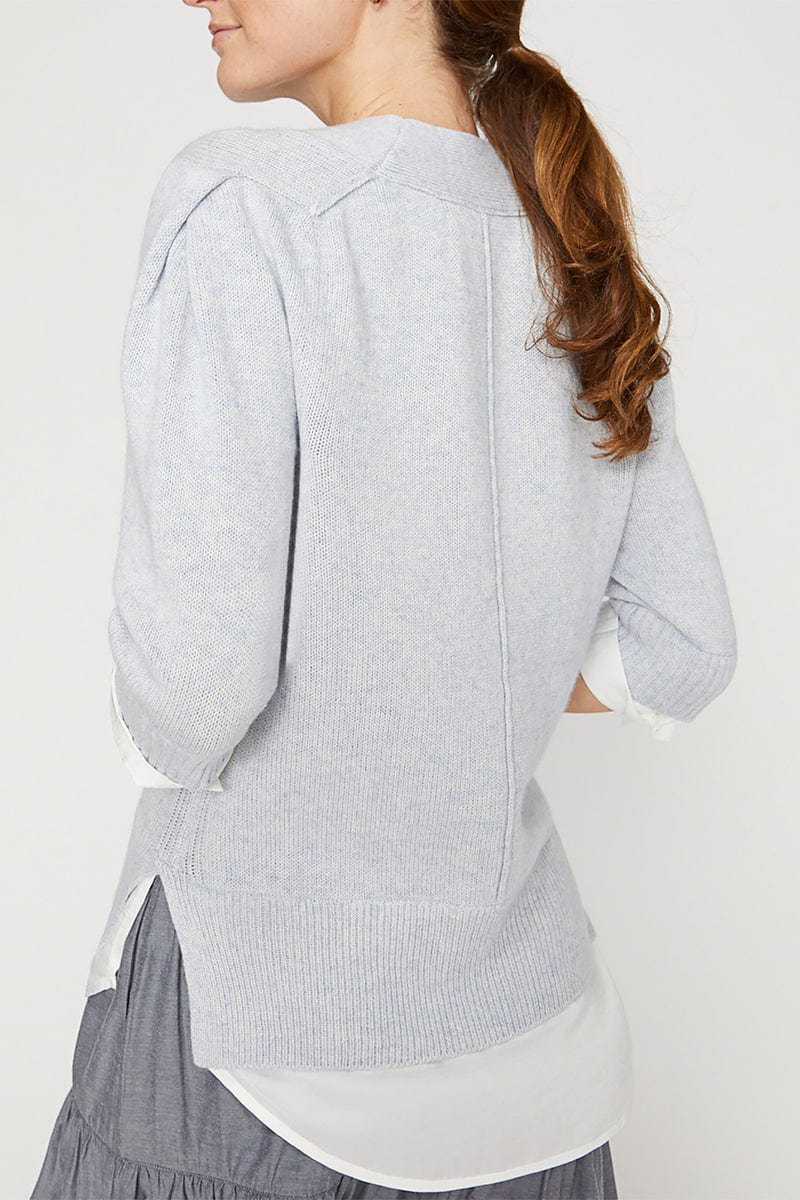 BROCHU WALKER-Lucie Layered Vee Looker Sweater-