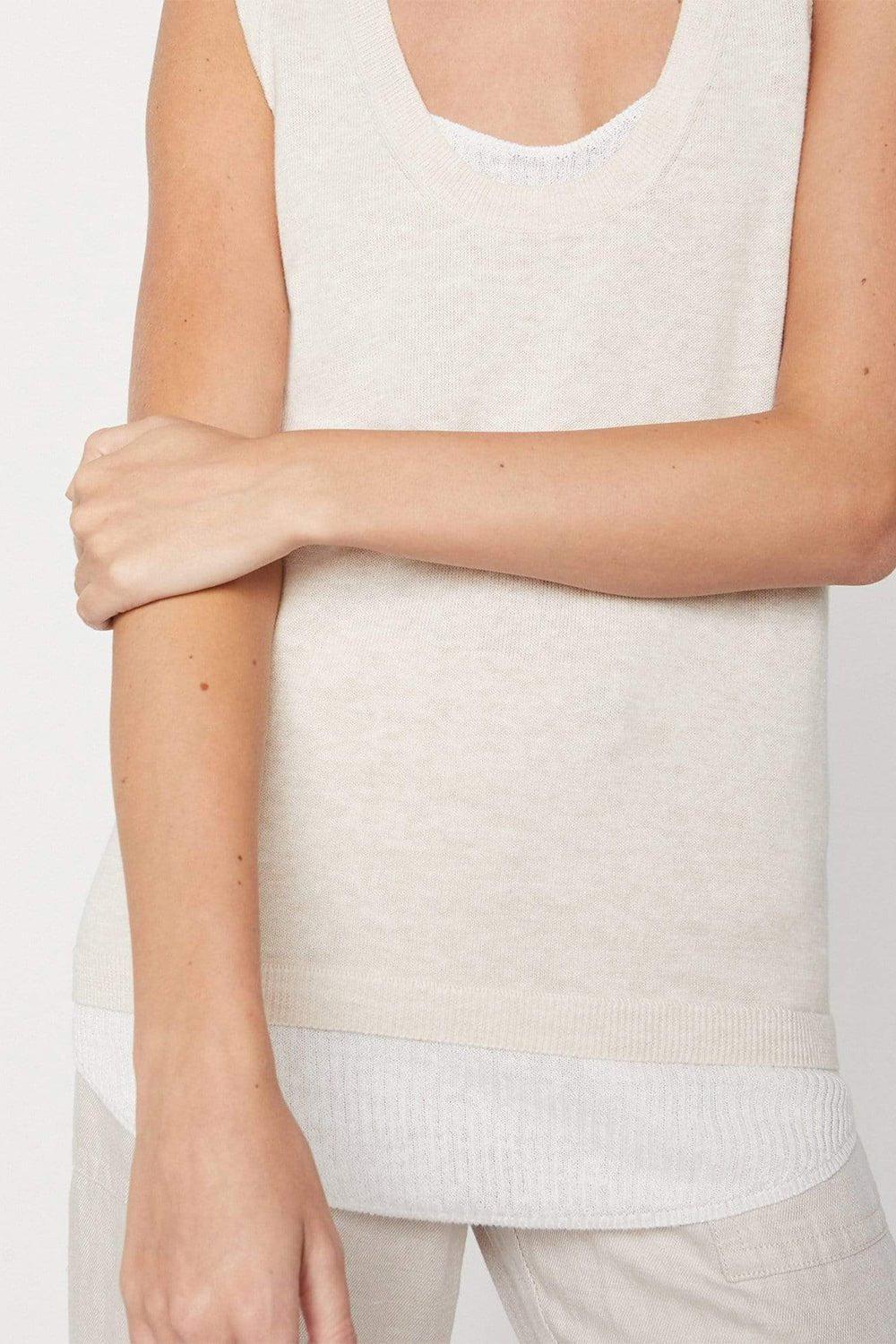 BROCHU WALKER-Calico Loreen Layered Tank-