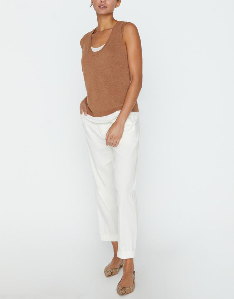 BROCHU WALKER-Porcini Loreen Layered Tank-