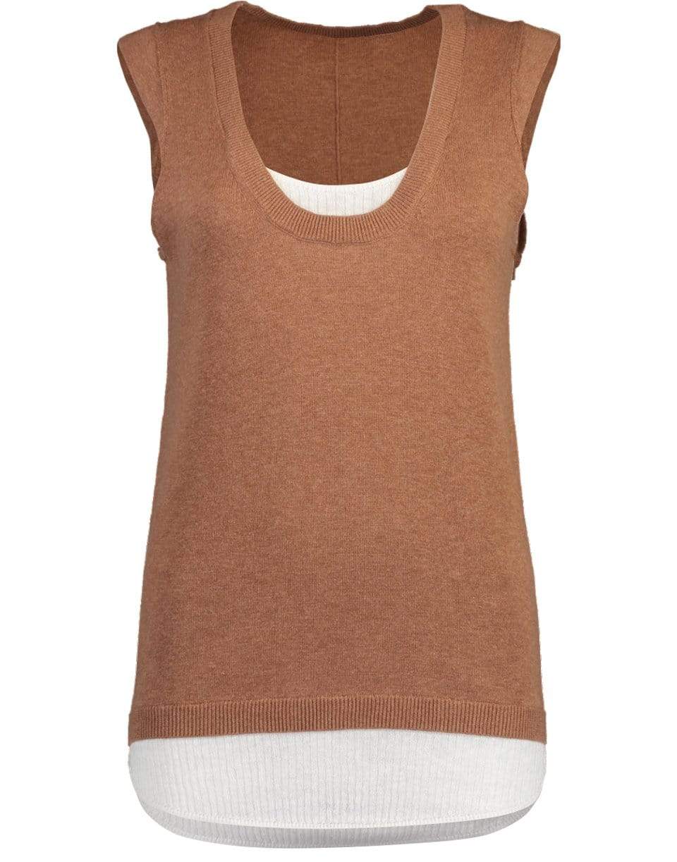 BROCHU WALKER-Porcini Loreen Layered Tank-