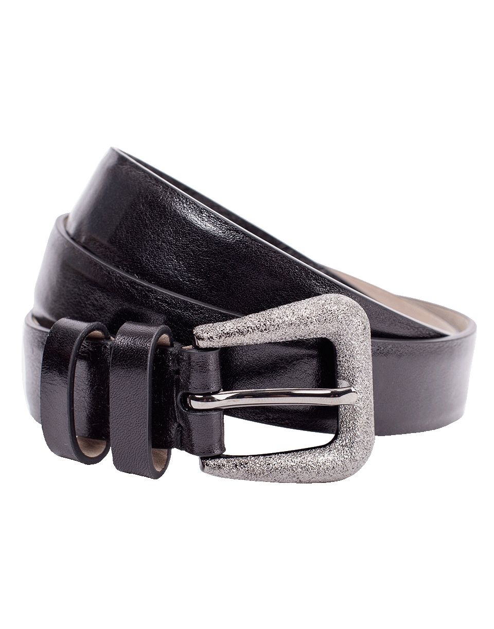 BRUNELLO CUCINELLI-Leather Western Belt-