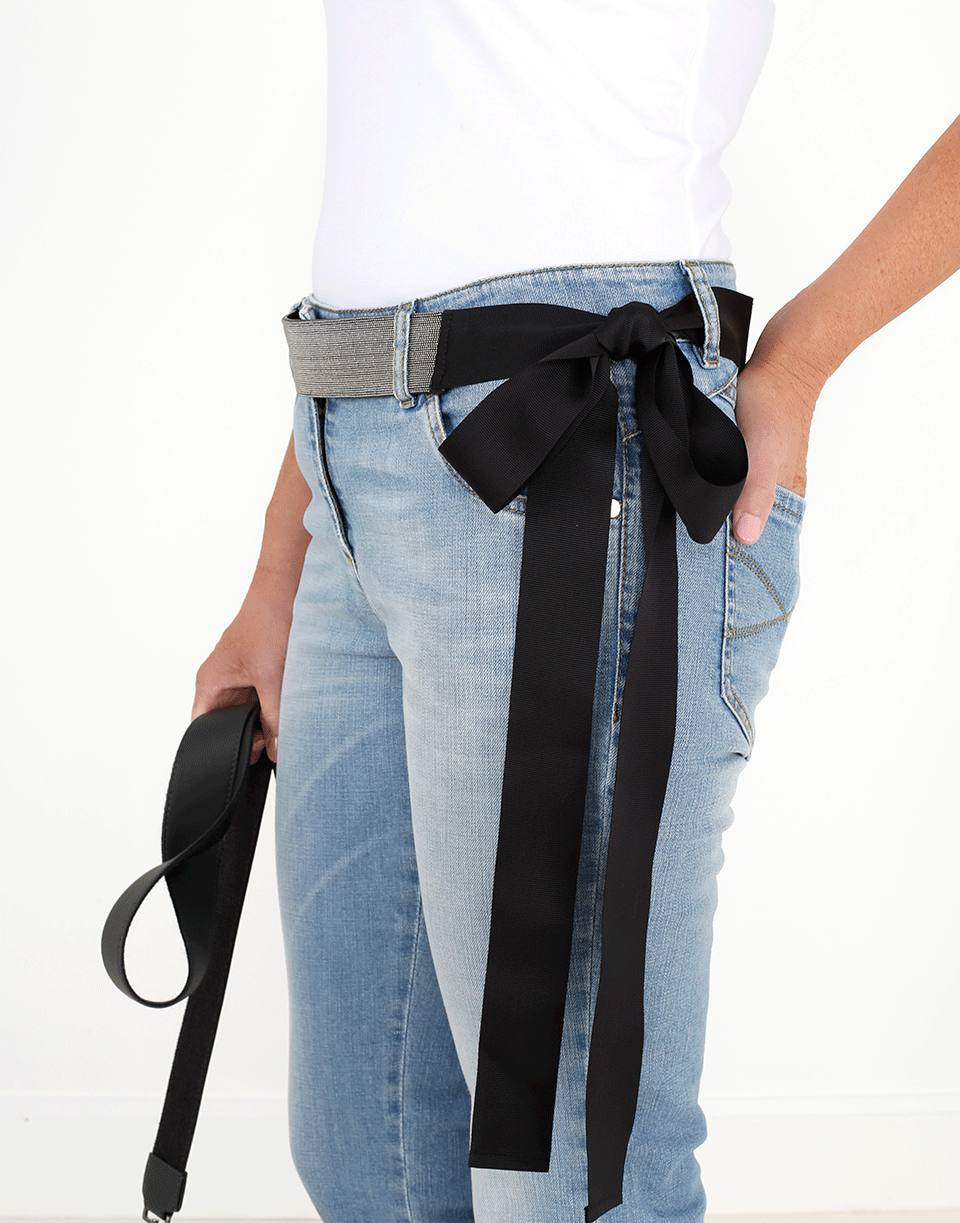 BRUNELLO CUCINELLI-Monili Rutenio Ribbon Belt-