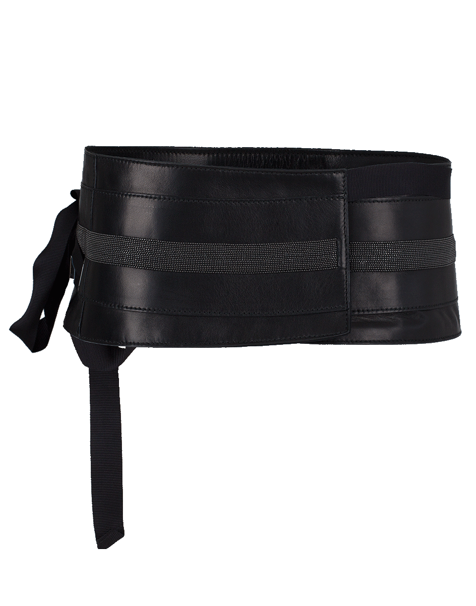 BRUNELLO CUCINELLI-Corset Monili Belt-BLACK