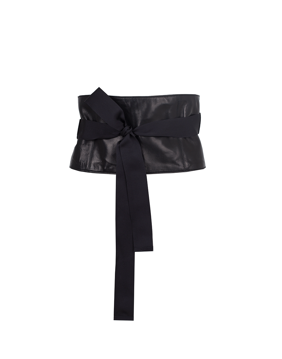 BRUNELLO CUCINELLI-Leather Corset Belt-