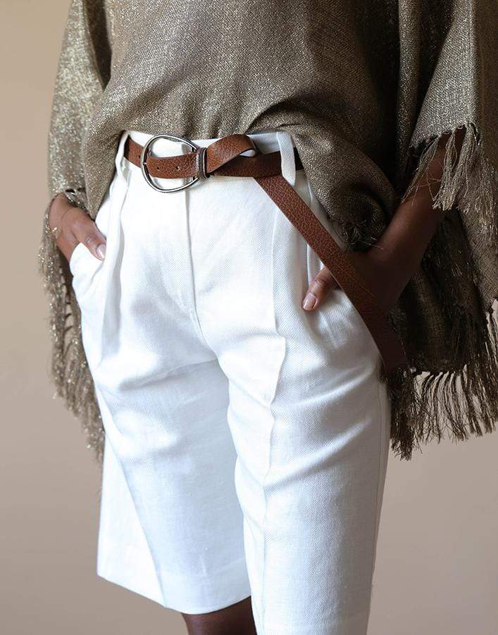 BRUNELLO CUCINELLI-Cinnamon Leather Belt-