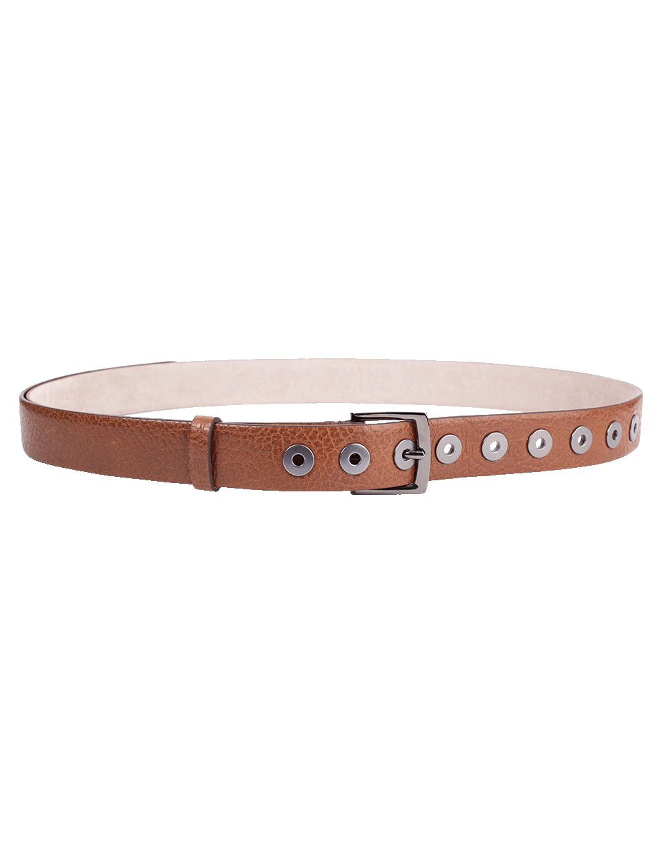 BRUNELLO CUCINELLI-Textured Grommet Belt-