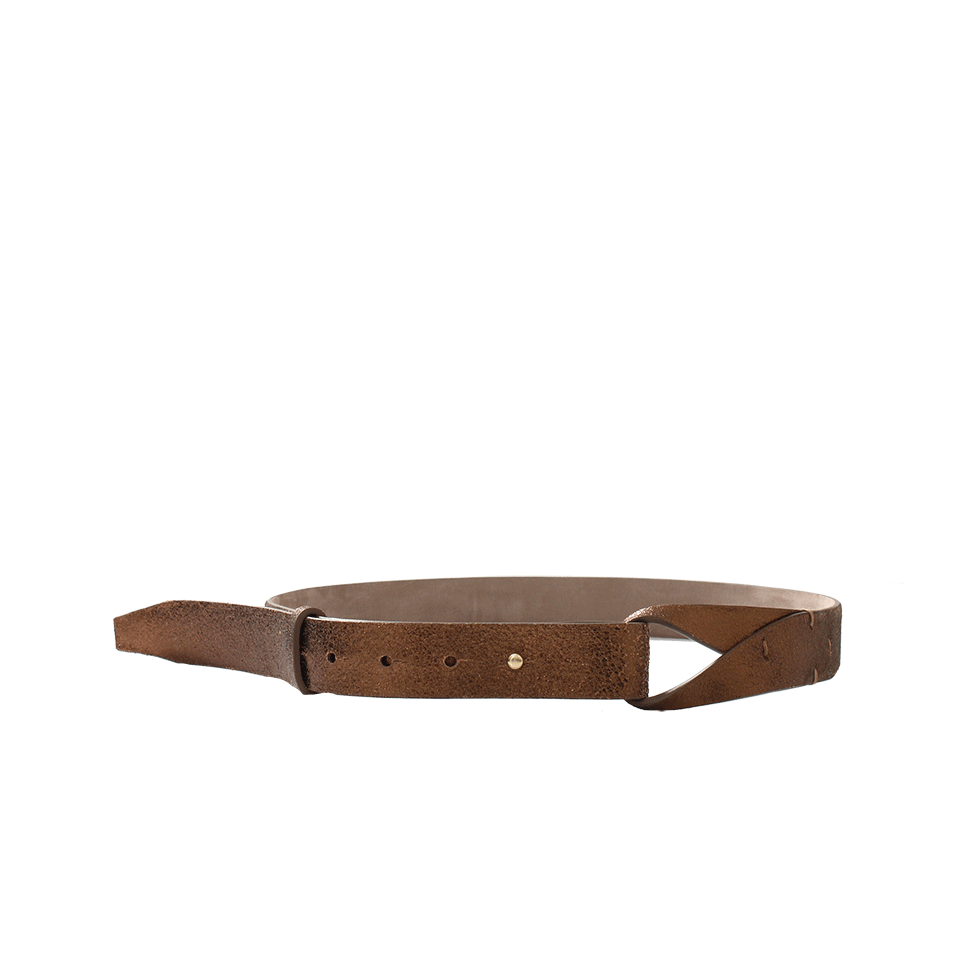 BRUNELLO CUCINELLI-Metallic Loop Belt-