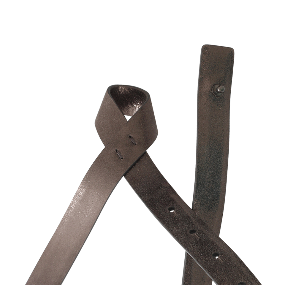 BRUNELLO CUCINELLI-Metallic Bow Belt-