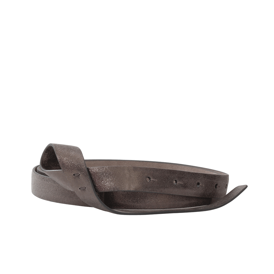 BRUNELLO CUCINELLI-Metallic Bow Belt-