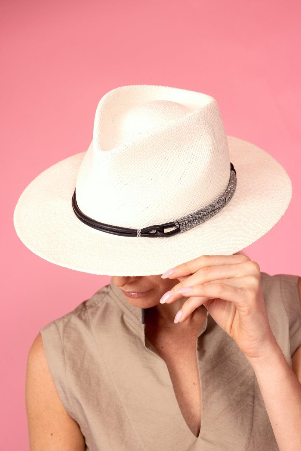 BRUNELLO CUCINELLI-Monili Trim Fedora-