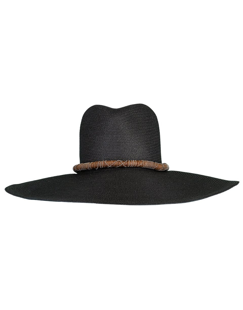 BRUNELLO CUCINELLI-Monili-Trim Wide-Brim Fedora-