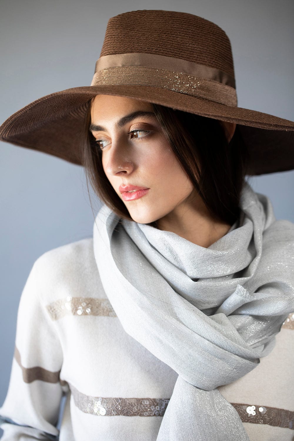 BRUNELLO CUCINELLI-Wide Brim Hat-